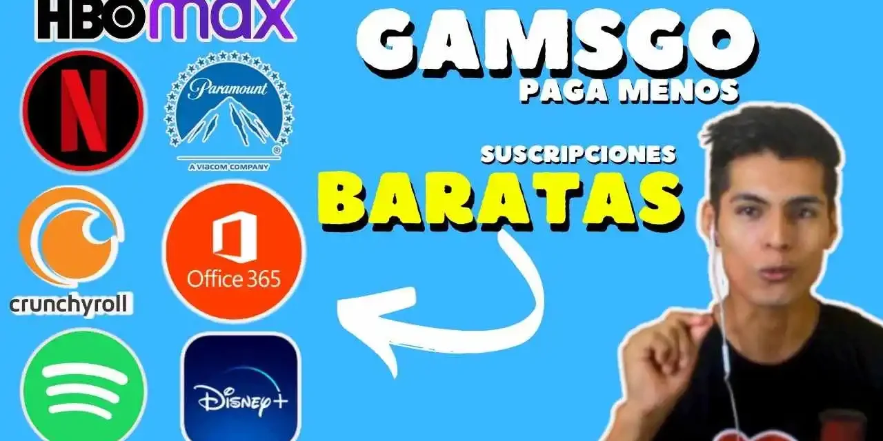 GamsGo: Ahorra en Netflix, Max, Disney+ y Más con Ofertas Exclusivas