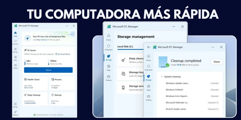 PC Manager: Aumenta el Rendimiento de Tu PC
